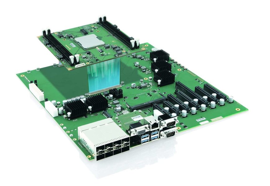 Neues Kontron COM-HPC® Server Modul mit Intel Xeon D-2700 Prozessorfamilie für High-End Edge Computing